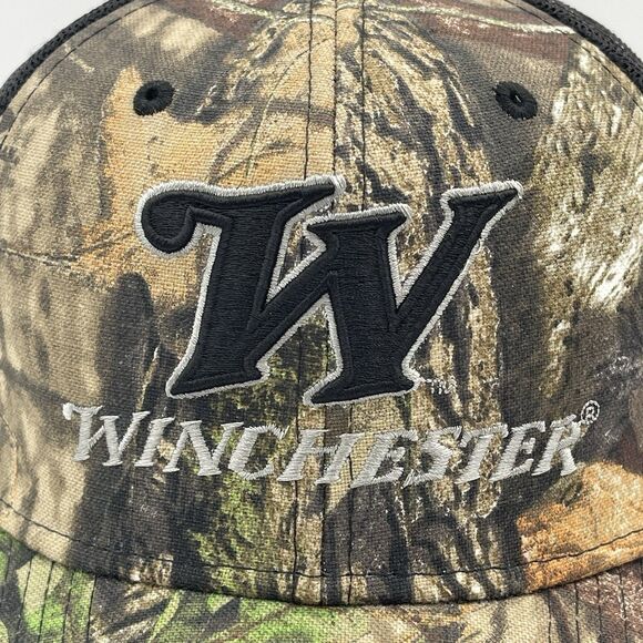 Winchester Camouflage Hat Cap Snapback Brown Camo Guns Rifles Adjustable - Picture 2 of 12